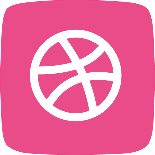 Creativity, designers, dribbble, process, projects, sharing work, social media icon